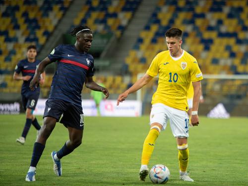 Rareș Ilie, 19 ani, extrema stângă de la Rapid, e dezamăgit după Euro U19.