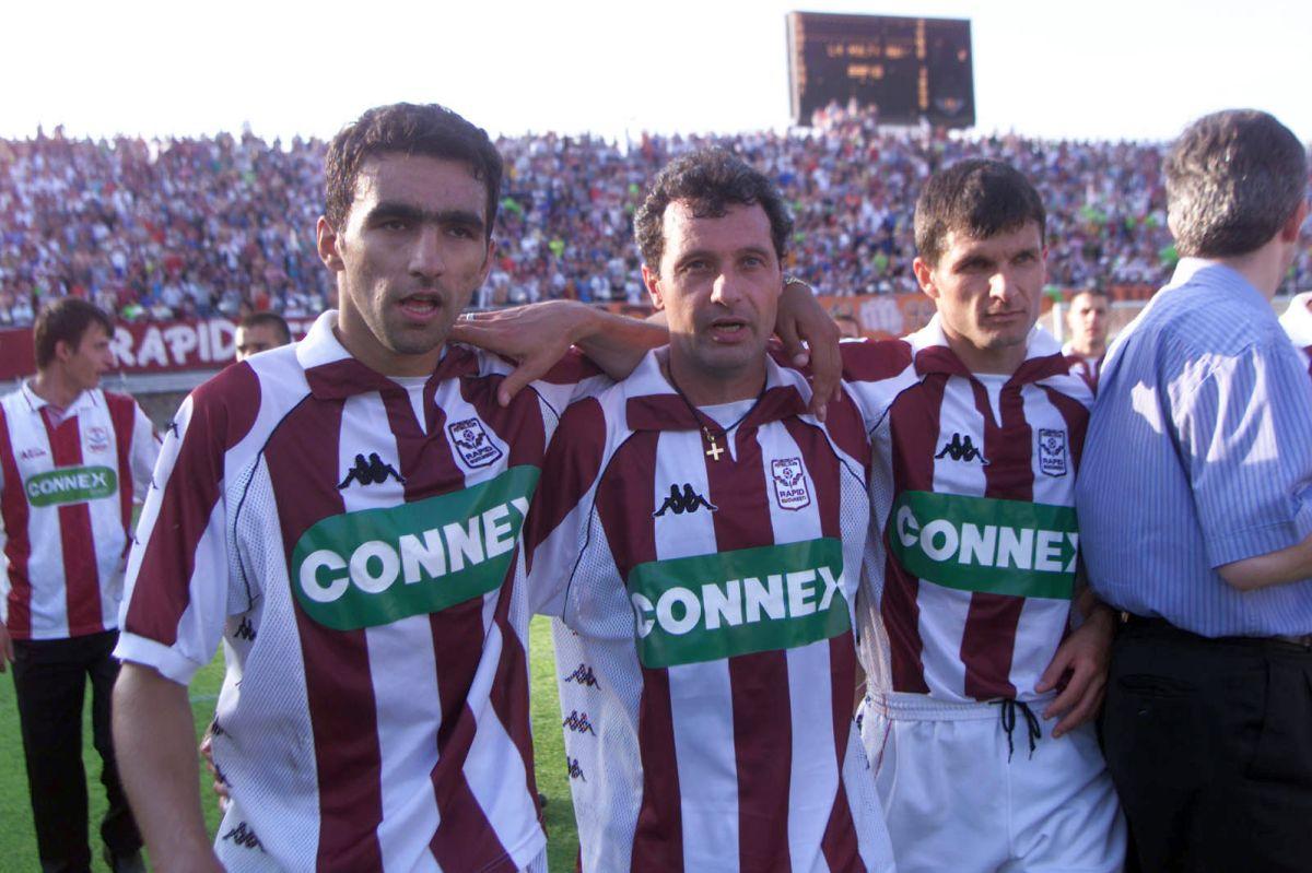 Imagini din sezonul 1998-1999: Rapid campioană în tricourile Kappa