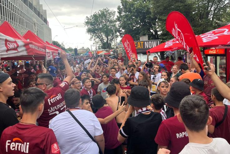 Rapid sărbătorește astăzi 100 de ani de la înfiinţarea clubului. / Sursă foto: Andrei Petrescu