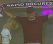 Dan Șucu, principalul finanțator al Rapidului, a transmis că astăzi petrece, iar de mâine se va ocupa de planurile de titlu. / FOTO: Captură TV @Digi Sport 1