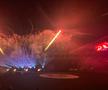 Spectacol de artificii la aniversarea Rapidului