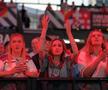 Pe stadion sau la terase, suporterii Angliei au privit cu greu prestația naționalei lui Southgate în fața Sloveniei / Sursă foto: Imago Images