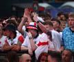 Pe stadion sau la terase, suporterii Angliei au privit cu greu prestația naționalei lui Southgate în fața Sloveniei / Sursă foto: Imago Images