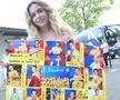Suporterii români la antrenamentul oficial de dinaineta meciului cu Slovacia / FOTO: GSP