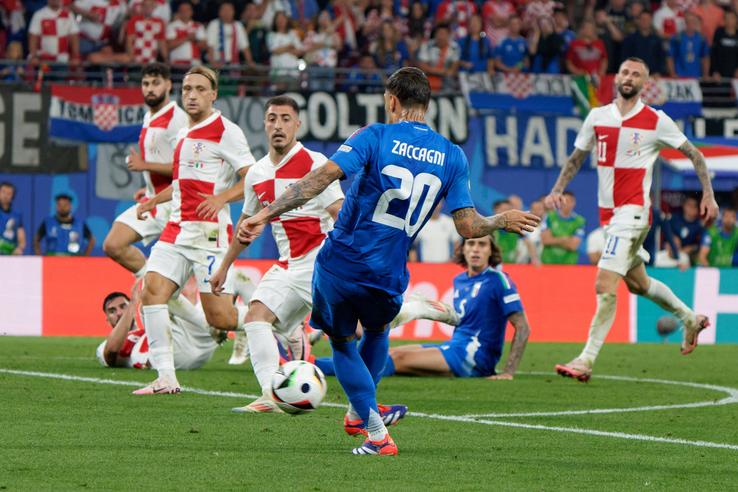 Mattia Zaccagni, eroul Italiei la Euro 2024 / foto: Imago Images