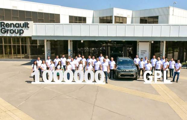 Dacia a atins cifra de 1 milion de autovehicule produse cu alimentare pe GPL