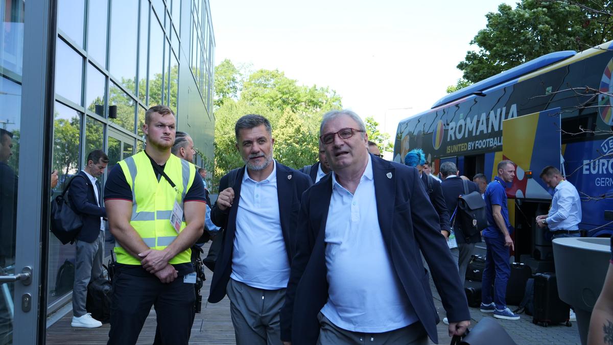 Sosire echipa nationala la Frankfurt