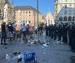 Suporterii sârbi s-au ciocnit cu forțele de ordine, înaintea meciului cu Danemarca de la Munchen