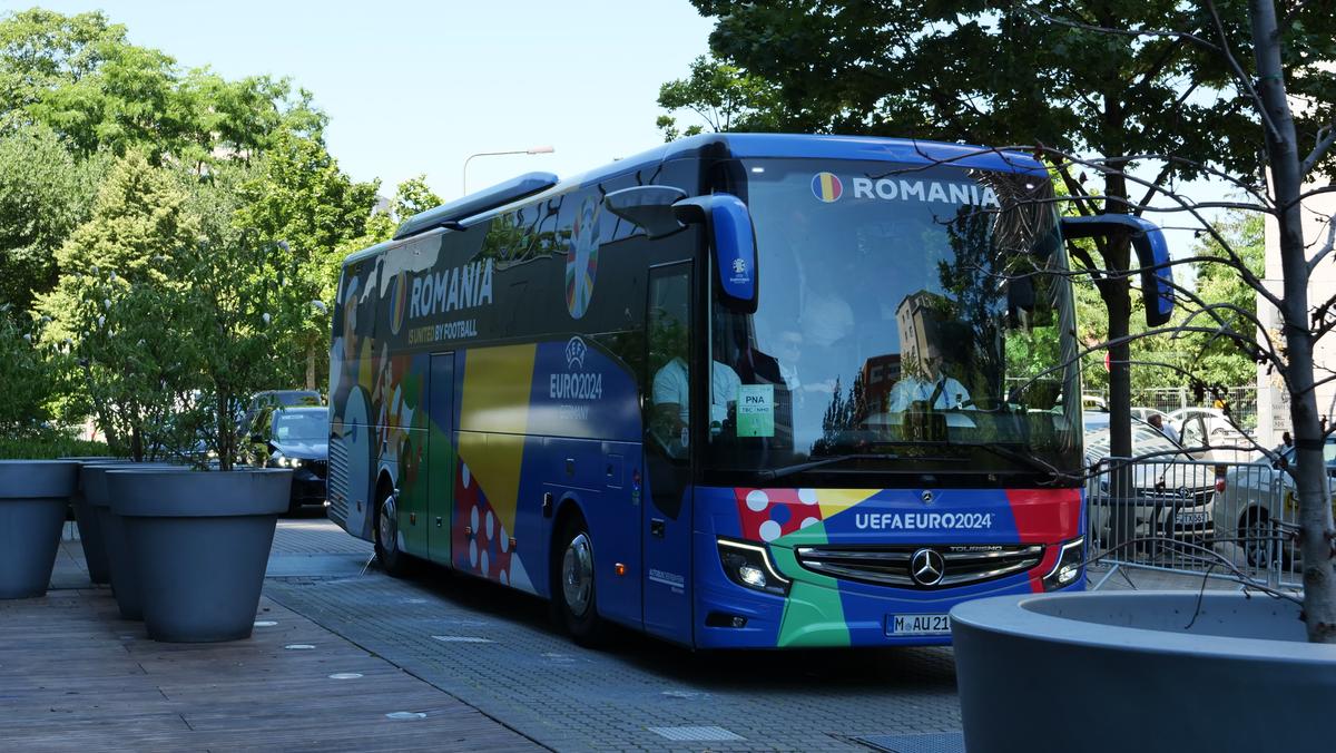 Sosire echipa nationala la Frankfurt