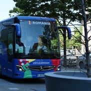 Sosirea echipei naționale a României la Frankfurt pentru meciul cu Slovacia FOTO: Andrei Crăițoiu (GSP)