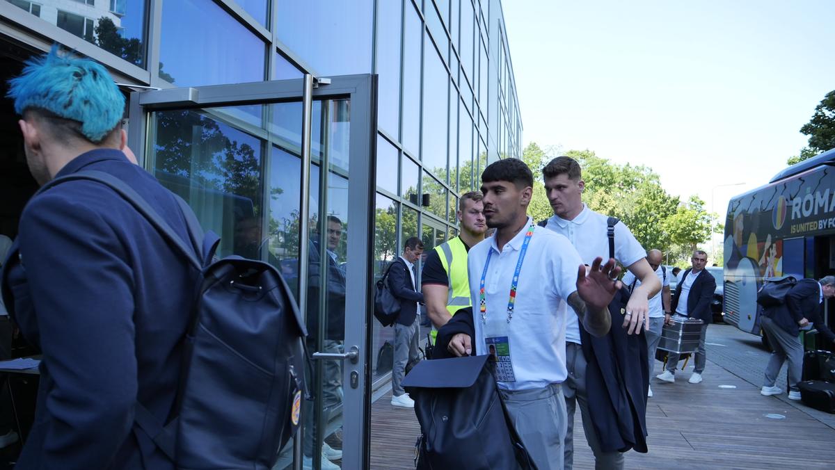 Sosire echipa nationala la Frankfurt
