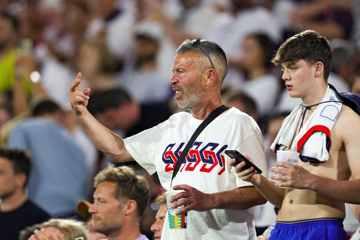 „Efectul Anglia” » Imagini din timpul meciului cu Slovenia: suporterii „Three Lions” n-au mai rezistat și au ajuns virali
