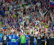 Bucuria Sloveniei după meciul cu Anglia / Sursă foto: Imago Images
