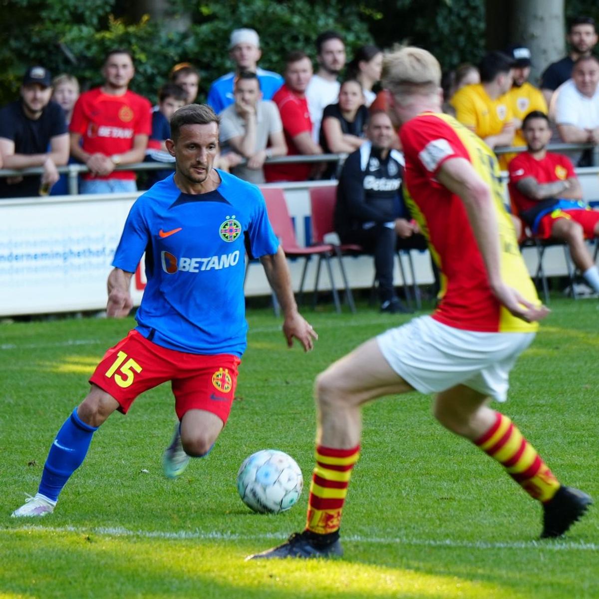 FCSB s-a distrat în primul amical din Olanda » Ștefănescu a marcat primele goluri la noua echipă + cine a jucat
