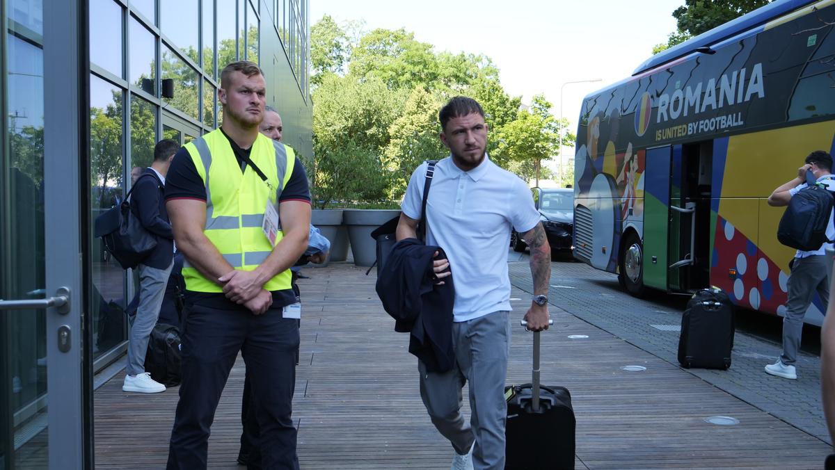 Sosire echipa nationala la Frankfurt