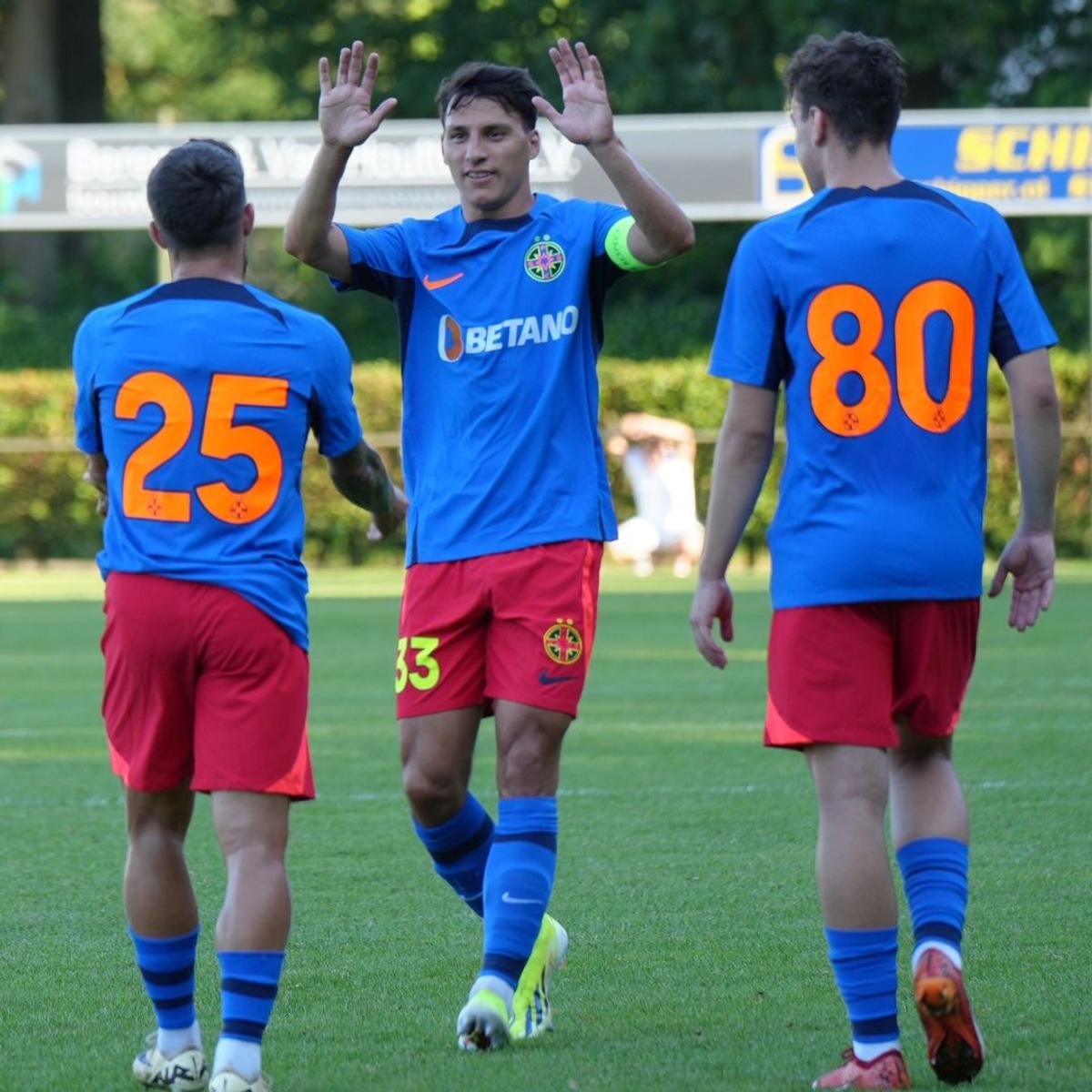 FCSB s-a distrat în primul amical din Olanda » Ștefănescu a marcat primele goluri la noua echipă + cine a jucat