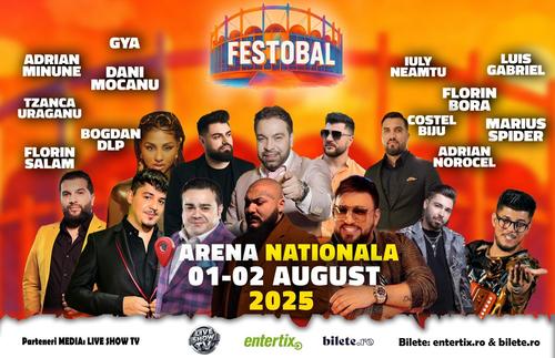 Așa arată afișul de promovare al artiștilor de la Festobal