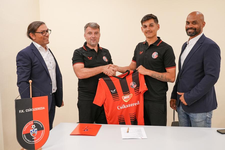 Balint Szabo, prezentat oficial de Csikszereda/ foto: Facebook @FK Csikszereda Transfer la cafeluță în Superliga » S-au grăbit să-l anunțe oficial la prima oră