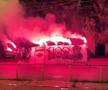 Ultrașii din Militari 2018, cu torțe și diferite bannere