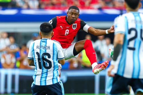David Alaba, în Argentina - Austria / FOTO: Imago