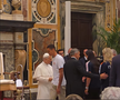 David Popovici, în vizită la Papa