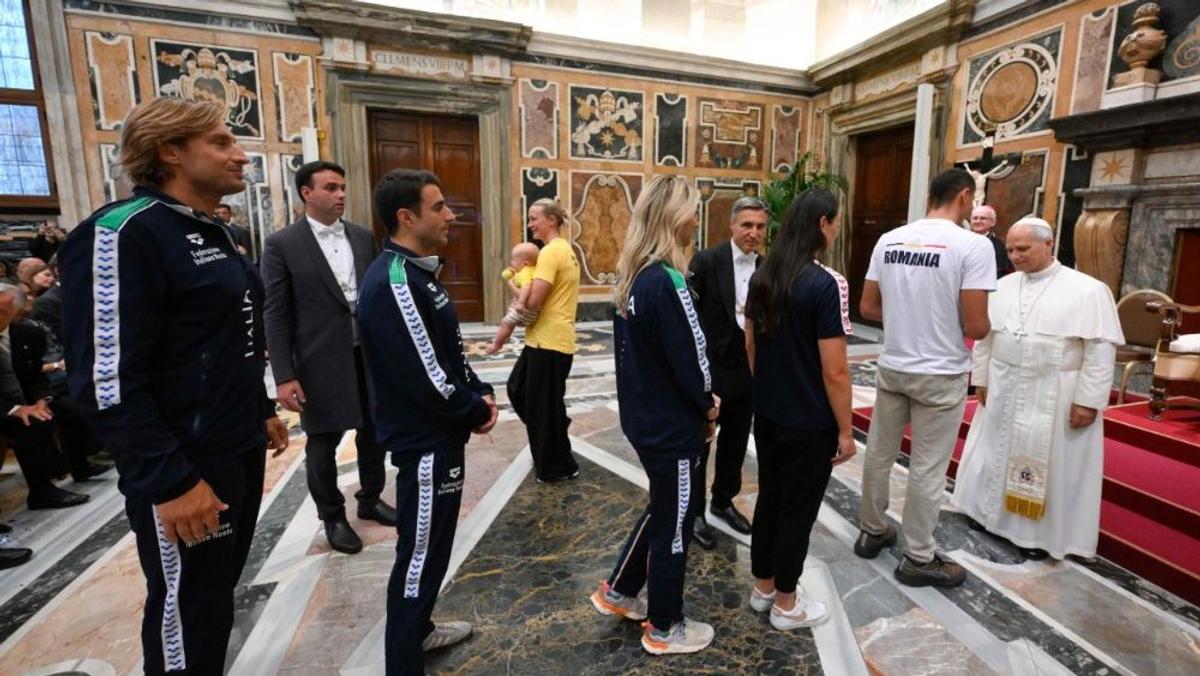 David Popovici, întâlnire specială cu Papa Leon al XIV-lea chiar la Roma