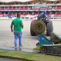 Stadionul din Miercurea Ciuc a intrat într-un proces de renovare: gazonul este înlocuit. Foto: Facebook Csikszereda