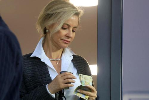 Diana Șucu, soția acționarului majoritar de la Rapid, Dan Șucu / foto: Ionuț Iordache (GSP)