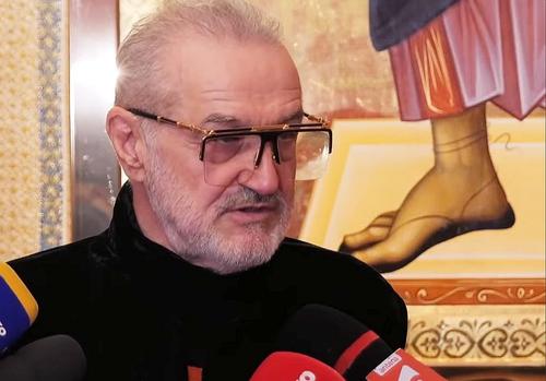 Gigi Becali, la noua biserică din Voluntari/ Foto: GSP