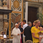 David Popovici, în vizită la Papa