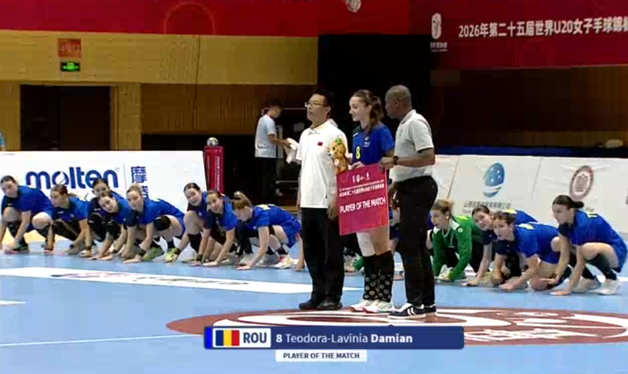 Teodora Damian, desemnată MVP România s-a calificat în faza principală a Campionatului Mondial U20! Victorie cu Brazilia, după o repriză secundă nebună