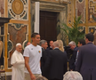 David Popovici, în vizită la Papa