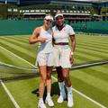 Jaqueline Cristian, alături de Serena Williams/Foto: Instagram (Jaqueline Cristian)