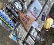 Banca din Seattle unde fanii vin și lasă obiecte în memoria lui Kurt Cobain FOTO: Ionuț Iordache (GSP)
