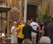 David Popovici, în vizită la Papa
