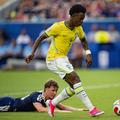 Vinicius deschide scorul pentru Brazilia în meciul cu Scoția (3-0) / Foto: Imago