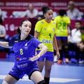 Teodora Damian, 10 goluri împotriva Braziliei/Foto: Facebook (FRH - Federația Română de Handbal)
