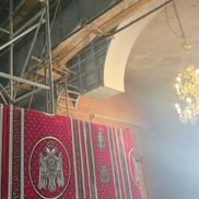 Imagini din interiorul Bisericii construite de Gigi Becali în Pipera