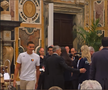 David Popovici, în vizită la Papa