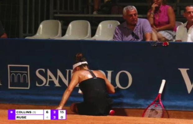 Gabriela Ruse, învinsă în finala turneului de la Palermo! Momente dramatice pentru româncă, din cauza epuizării