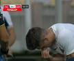 Atenție, imagini dure în Liga 1: hemoragie nazală și hematom pronunțat după o lovitură nesancționată de arbitri