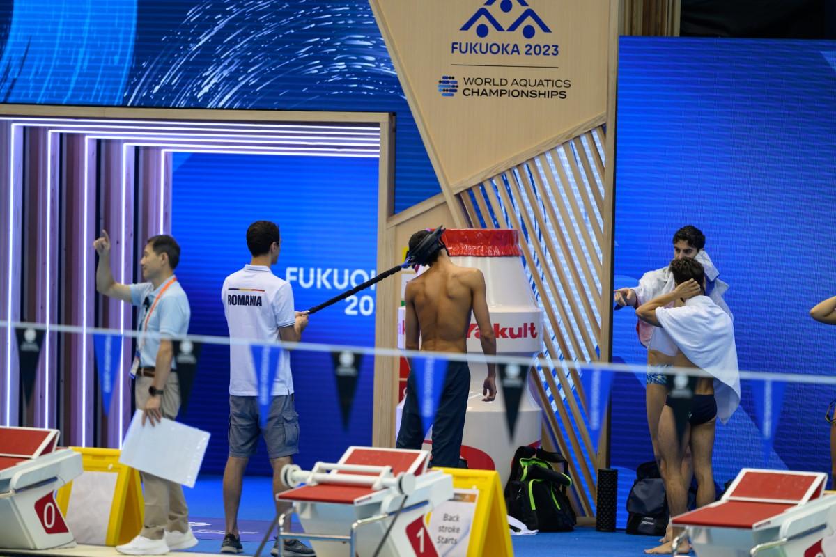 David Popovici, antrenament înaintea finalei la 200 de metri