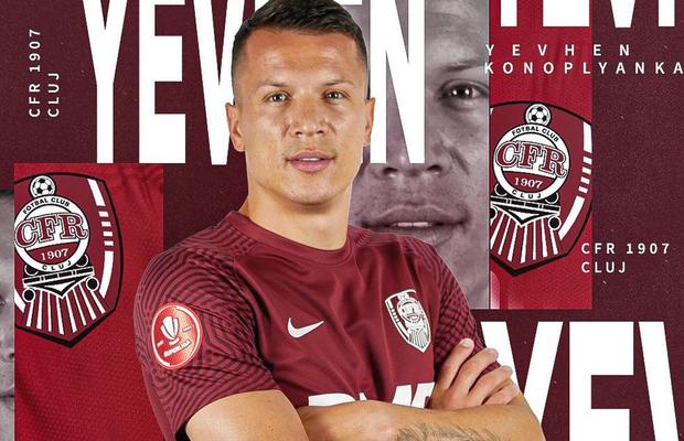 S-a făcut cel mai tare transfer al verii! Konoplyanka, la CFR Cluj: „Pregătit să scriem istorie!”
