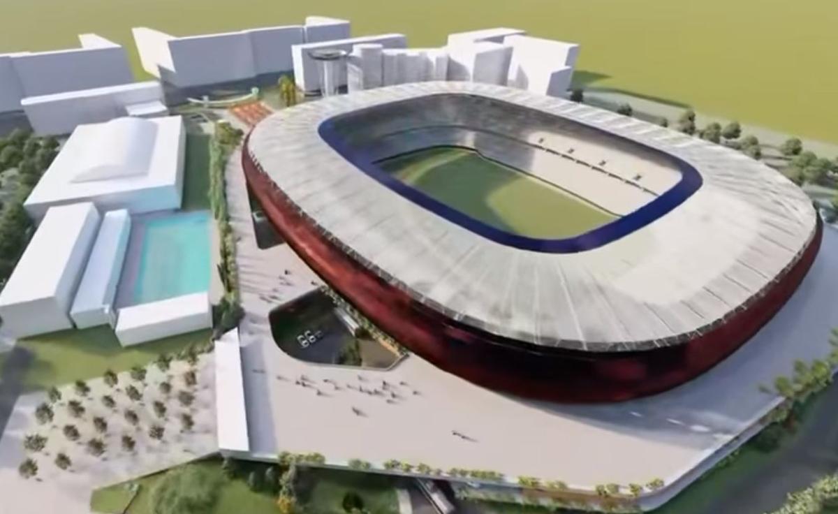 Macheta viitorului stadion Dinamo