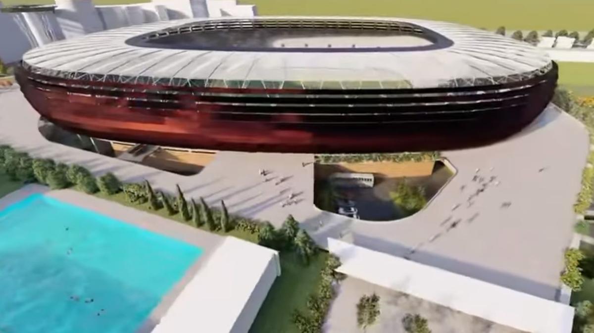 Macheta viitorului stadion Dinamo