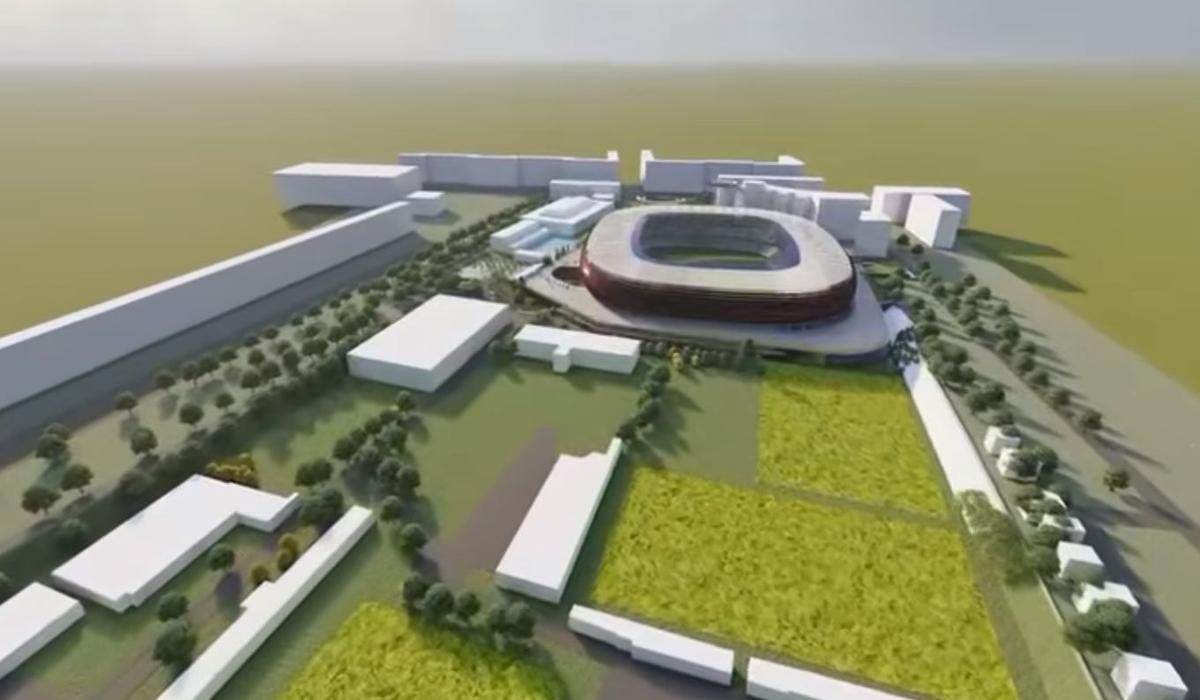 Macheta viitorului stadion Dinamo