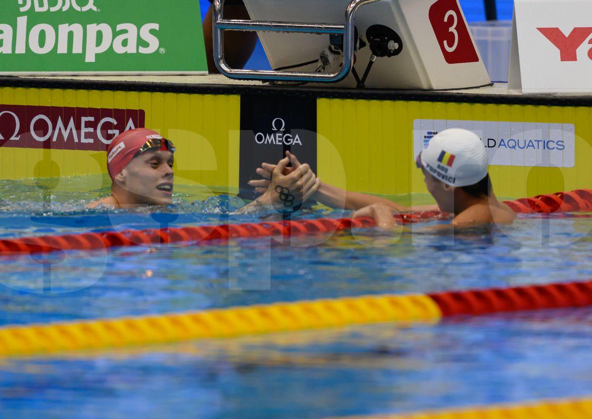 David Popovici, în finala de la 200 de metri liber