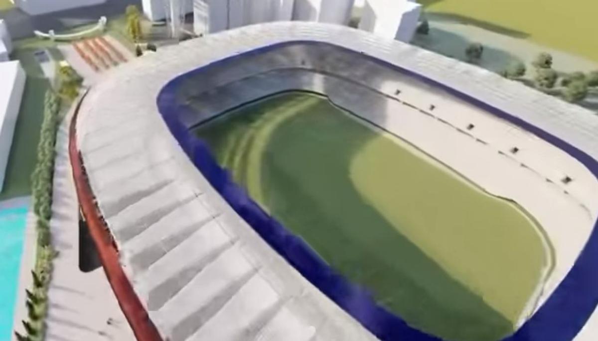 Macheta viitorului stadion Dinamo