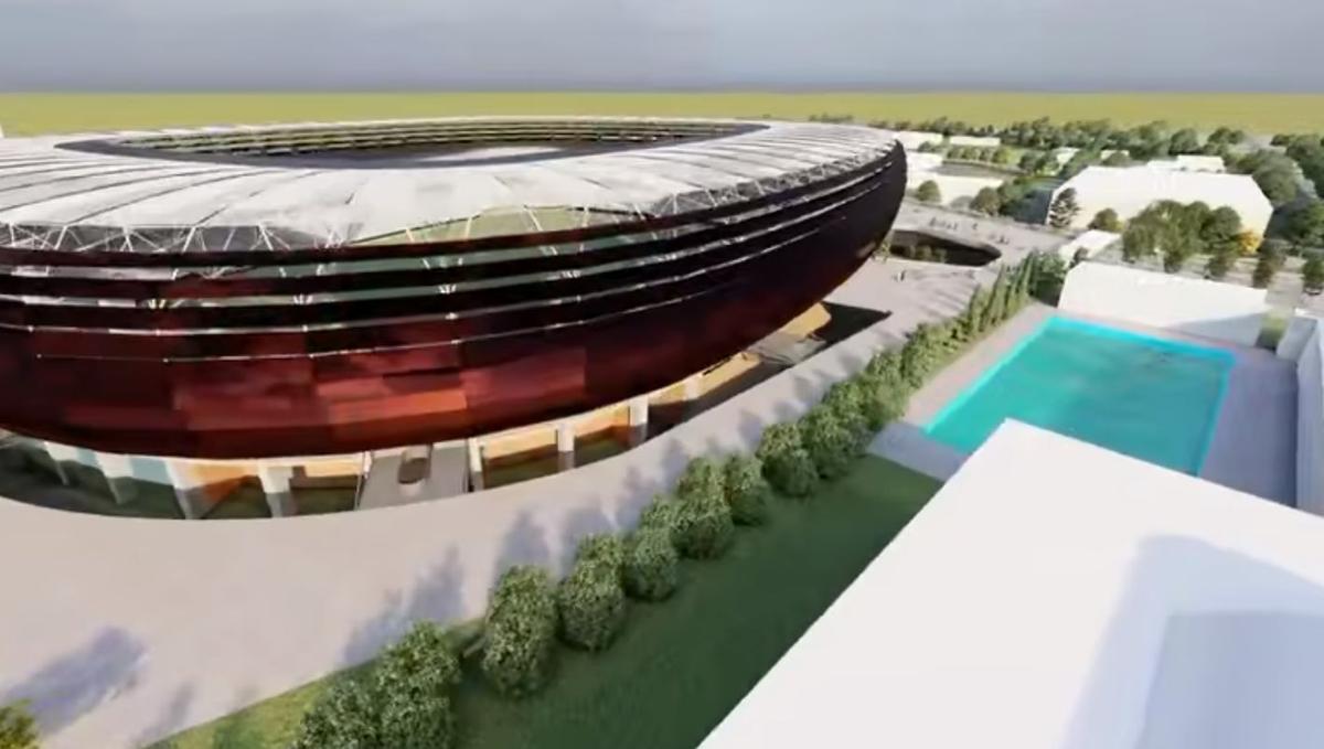 Macheta viitorului stadion Dinamo