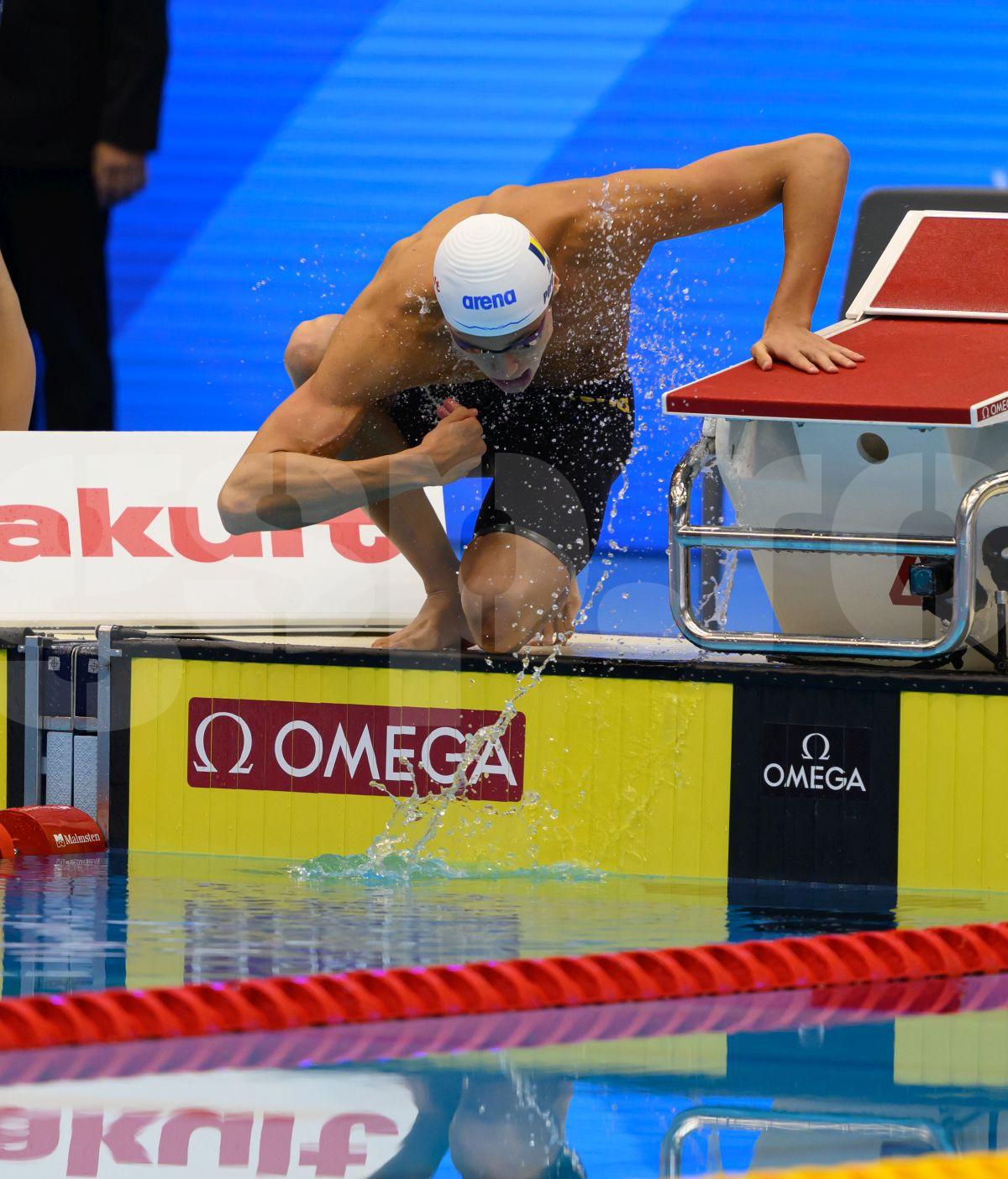 David Popovici, în finala de la 200 de metri liber